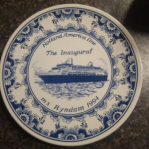 Delft Blue Inaugural plate 1994